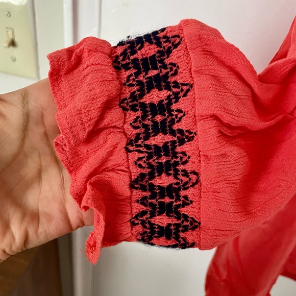 Linen blouse, quarter sleeve size S-M - Picture 4 of 5